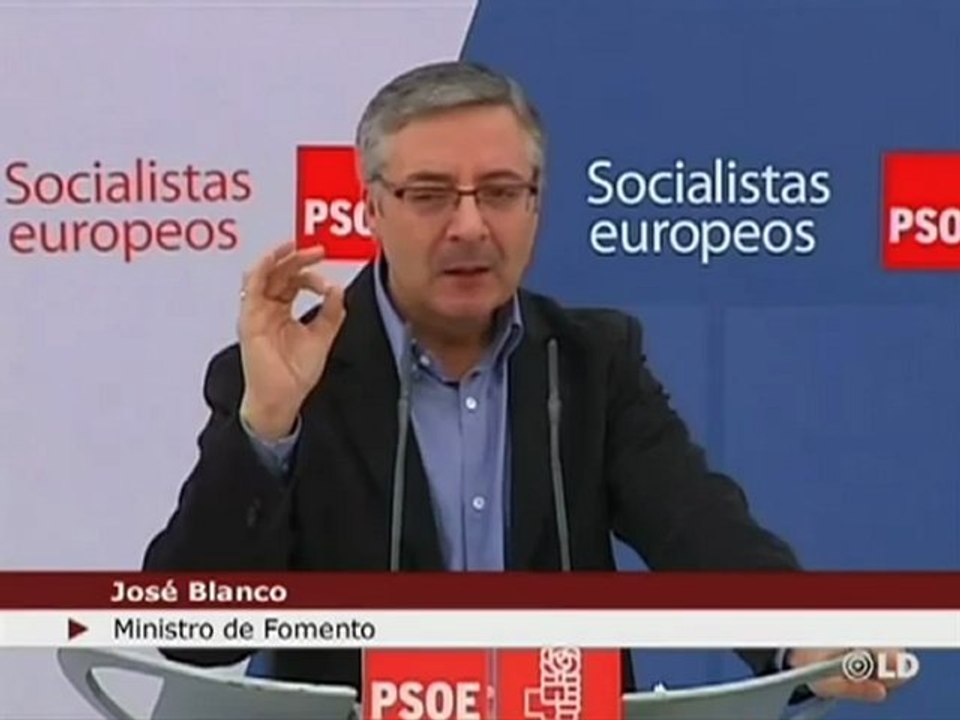 Blanco: "Rajoy quiere llegar a la Moncloa a costa del sufrimiento de la gente"