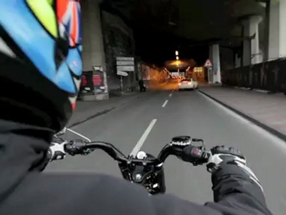 JVB Brit Bob Triumph Thruxton first ride
