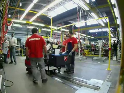 Ducati 1199 Panigale assembly line
