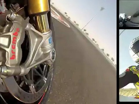 Neil Hodgson Ducati 1199 Panigale onboard