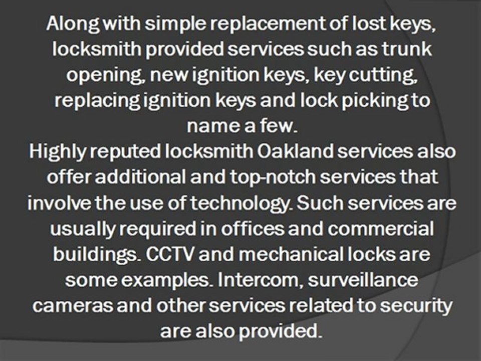 Locksmiths