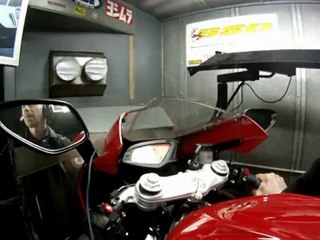 MV Agusta F3 675 on the dyno