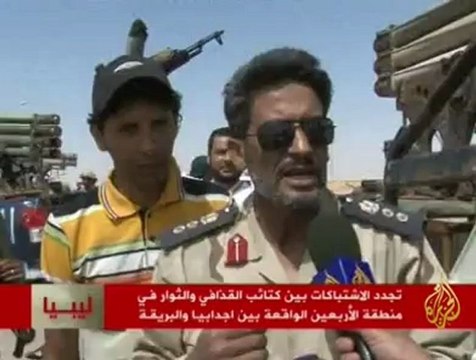 تجددت الاشتباكات بين كتائب القذافي والثوار