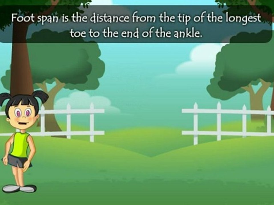 Measuring Lengths of Objects Using Foot Spans Tutorials - Class 1