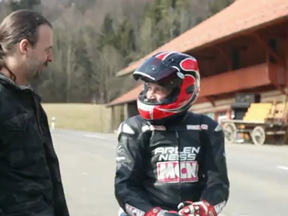 Foggy Petronas FP1 ridden on the road!