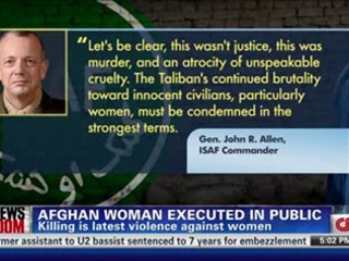 Taliban, Halkın Önünde Bir Kadını Böyle İnfaz Etti