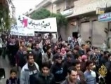 قتلى وجرحى في تظاهرات بعدة مدن سورية