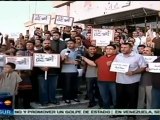 Manifestaciones contra secuestro de periodistas en Libia