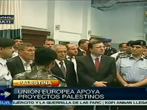 Durao Barroso: UE continuará apoyando a Palestina