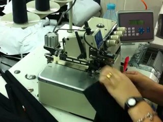 Overlok Fotosel Kotrollü Mini Giyotin Otomatik Kesim Sistemi -İplik ve Hava Tasarruflu