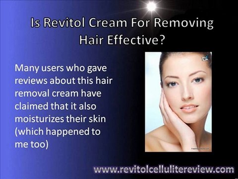 Revitol Cream for Removing Hair - How Effective