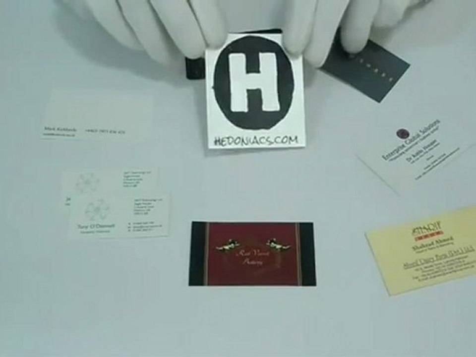 Business Card Stickers _ PrintingGood UK