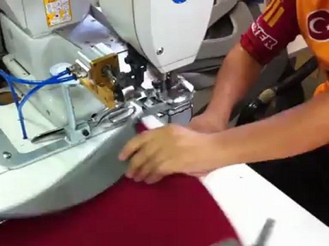 Çanta Şerit Makinası Biye Kesim Giyotin Sistemi -Dizlik Kontrollü