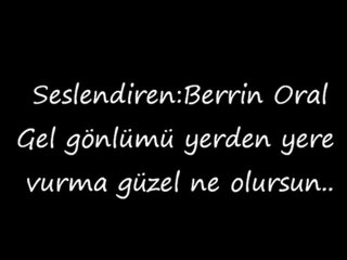 Gel gönlümü yerden yere