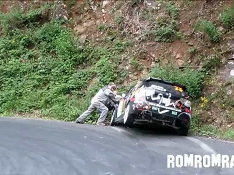 Rallye du Rouergue 2012 - Meyer au fossé !