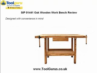SIP 01441 Oak Wooden Work Bench