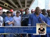 Obreros de Línea 5 del Metro de Caracas paralizan actividades para exigir reivindicaciones