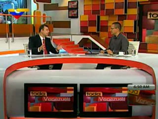 (VÍDEO) Toda Venezuela 09.07.2012 Entrevistas a Yeraldyn Lara y Roberto Enríquez 1/2