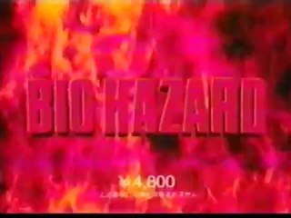 PUB japon Resident evil  (3 video en 1)