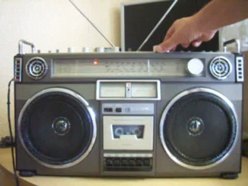 Crown CSC 850 Mint Ghettoblaster Boombox komplett neu auf gebaut