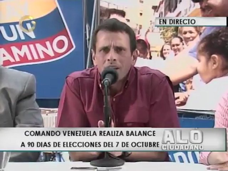 Capriles: El gobierno no tiene nada nuevo que ofrecer, todo es reciclaje