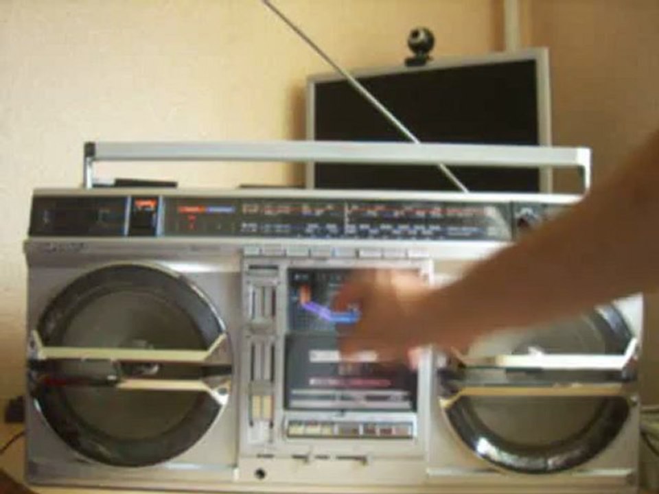 Sharp GF-9000 Ghettoblaster Boombox top Zustand Full Demo