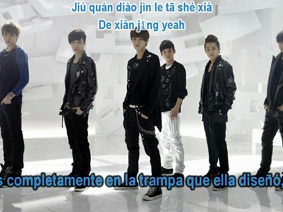 EXO-M - Machine [Sub Español + Romantización] Lyrics Color Code.