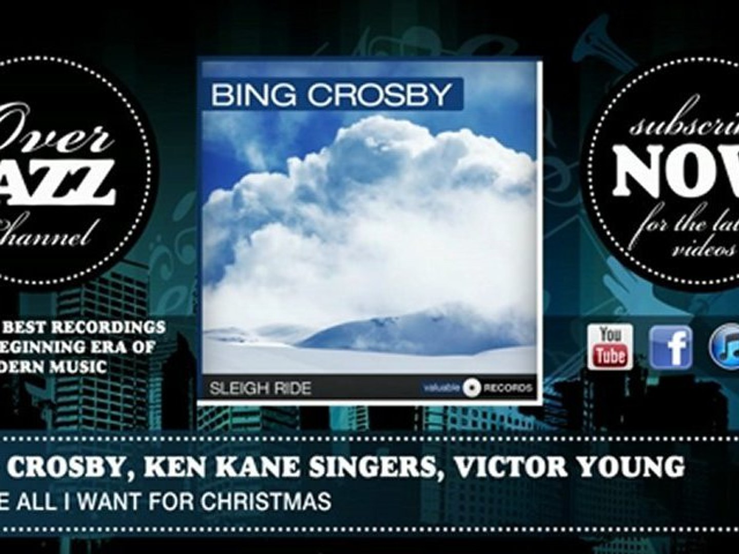 ⁣Bing Crosby, Ken Kane Singers, Victor Young - You're All I Want for Christmas (1949)