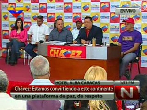(VIDEO) Rueda de Prensa del candidato de la Patria: Hugo Chávez parte 09.07.2012 2/8