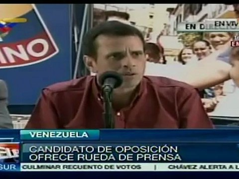 Capriles: el gobierno no tiene nada nuevo que ofrecer