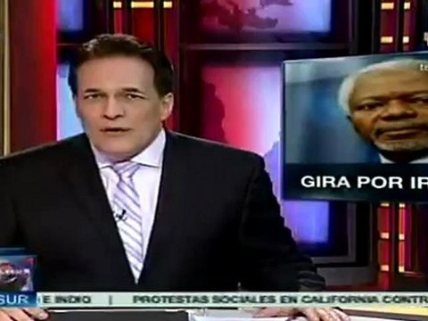 Kofi Annan busca apoyo para iniciativa para Siria en Irán