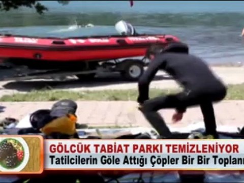 GÖLCÜK TABİAT PARKI TEMİZLENİYOR