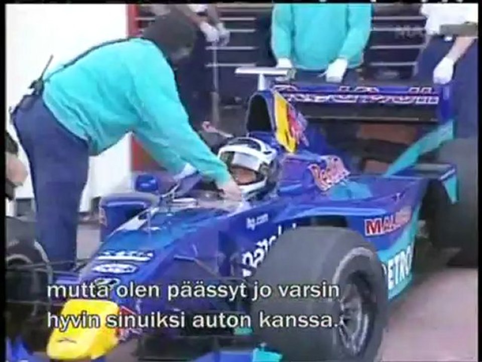 Kimi Räikkönen´s first Formula 1 Test Drive 2000