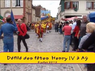 Défilé des fêtes Henri IV 2012 à Aÿ