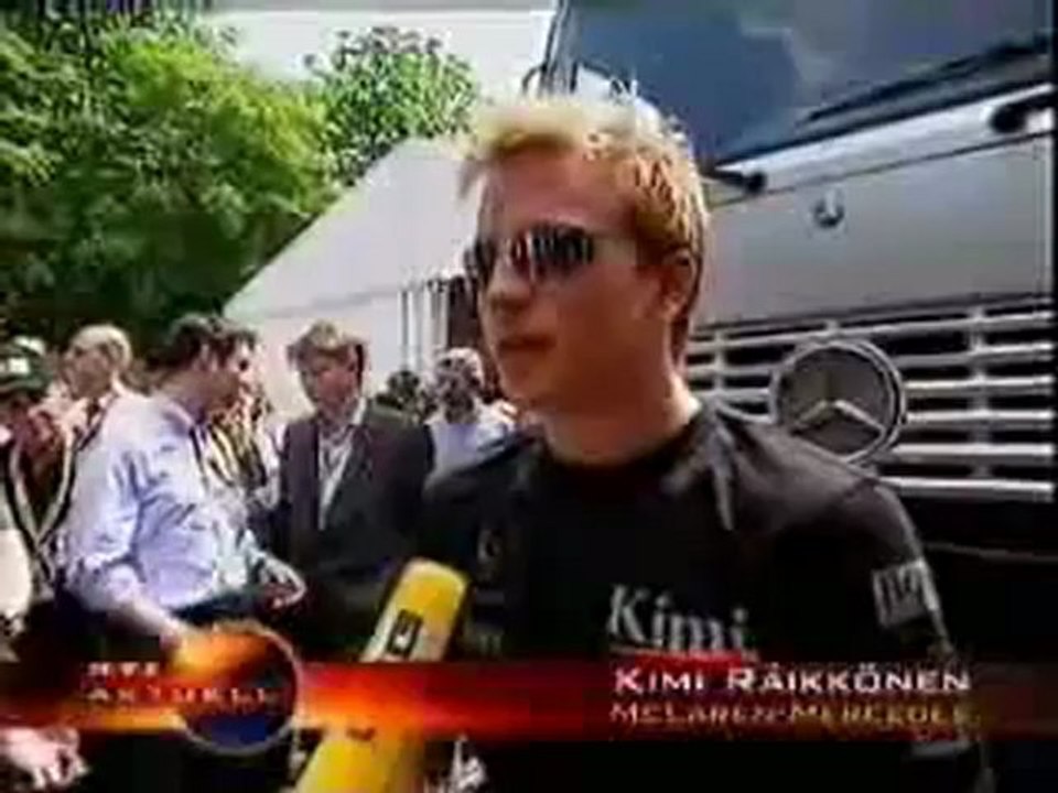 Kimi Räikkönen at ADAC Anniversary 2003