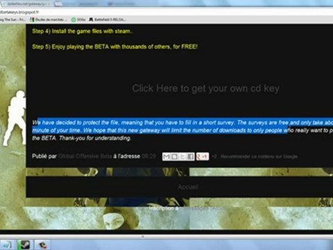 CS-Global offensive BETA KEY GIVEAWAY [working as of 10/07/2012]