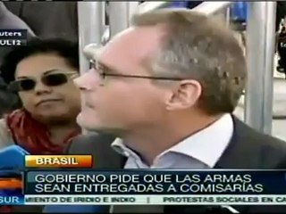 Brasil destruye 40 mil armas de fuego