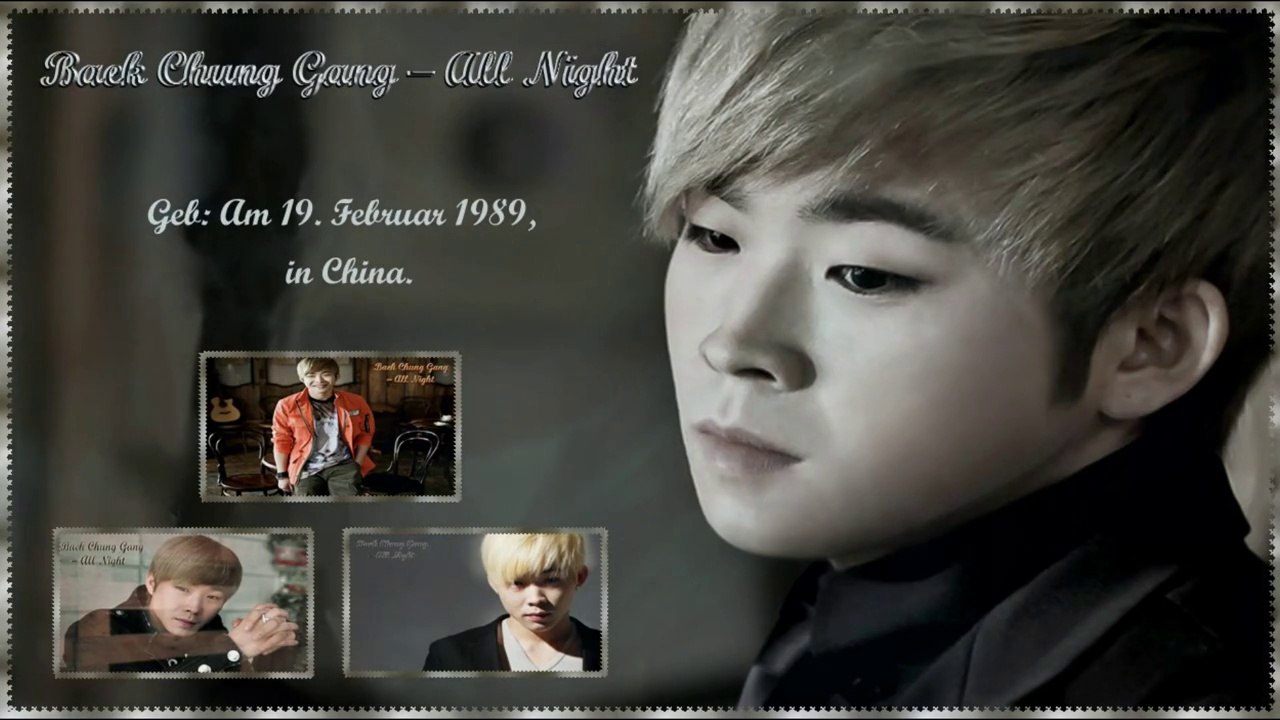 Baek Chung Gang - All Night k-pop [german sub]