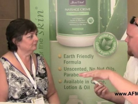 Karen Hobson at the 2012 Alliance for Massage Therapy Education Conference