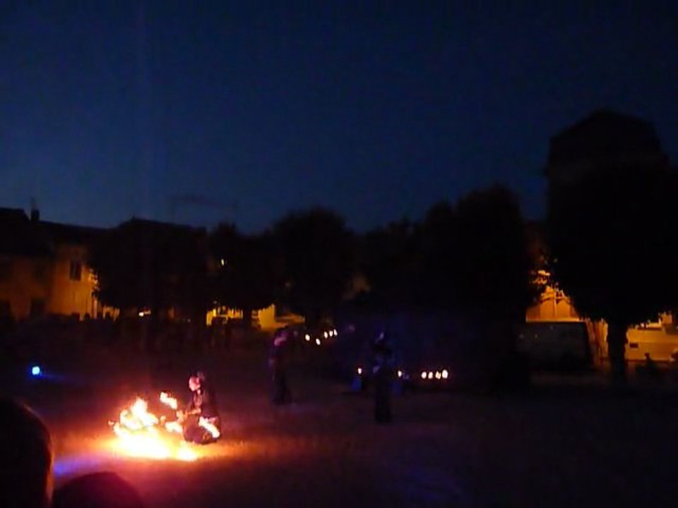 Cie Mandalights, spectacle de feu "SURYA", Brienne en Scene 2012