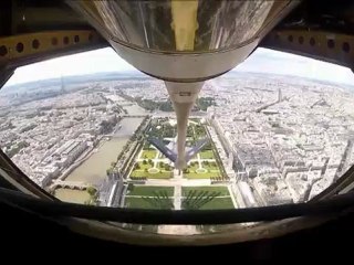 Le défilé du 14 Juillet vu du ciel