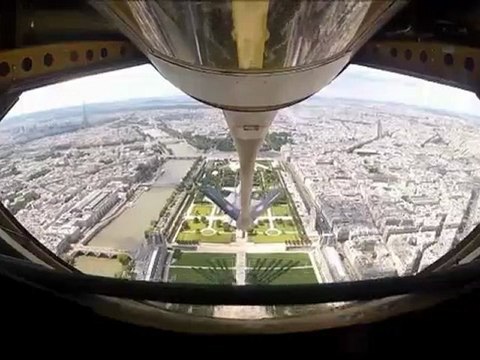 Le défilé du 14 Juillet vu du ciel