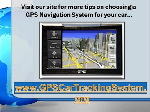 Choosing a Car GPS Navigation System