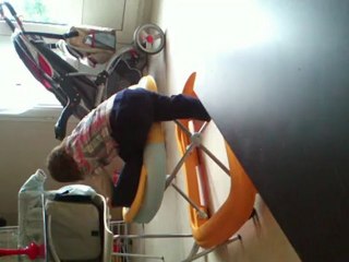 Nolan et son trotteur