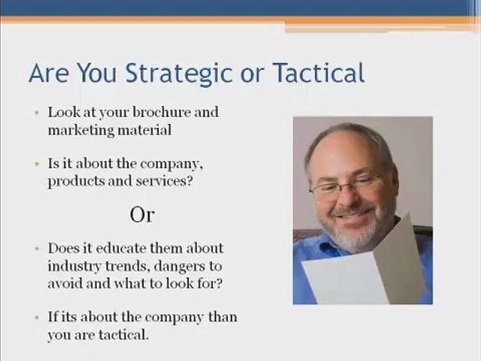 Sales Management Training: Are You Strategic Or Tactical? - Training For Sales Managers
