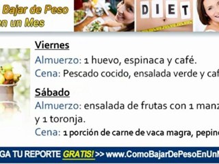 Baja de peso con la dieta Hollywood