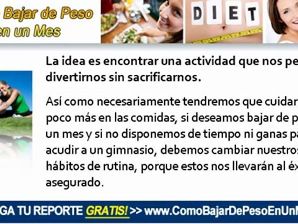 Ejercicios para bajar de peso en un mes: Cambio de rutina