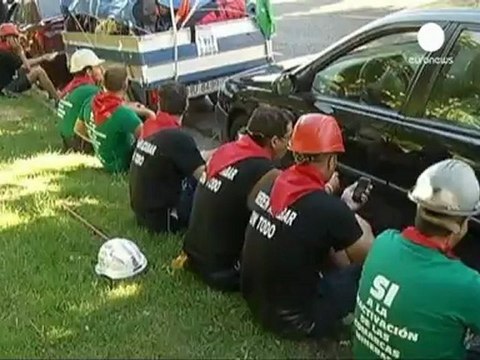 La Marcia Nera dei minatori spagnoli arriva a Madrid