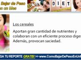 Buena alimentación para bajar de peso