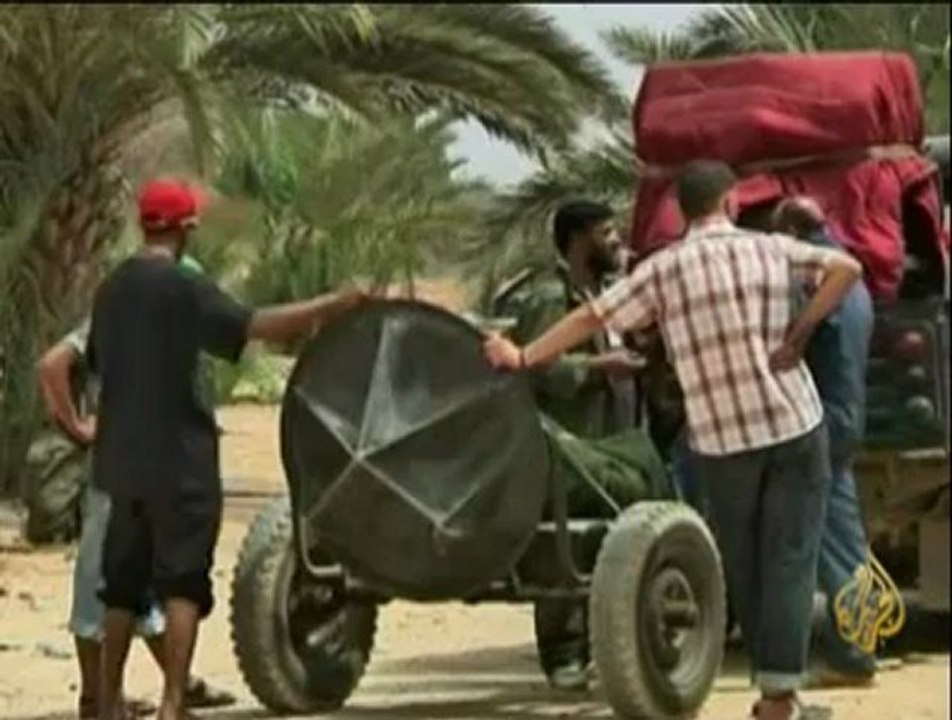 هجوم كتائب القذافي على مدينة مصراتة